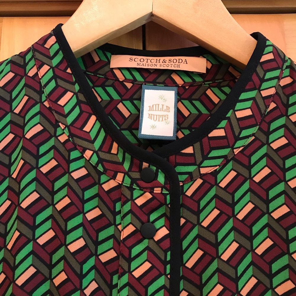 Scotch & Soda Long Sleeve Dress